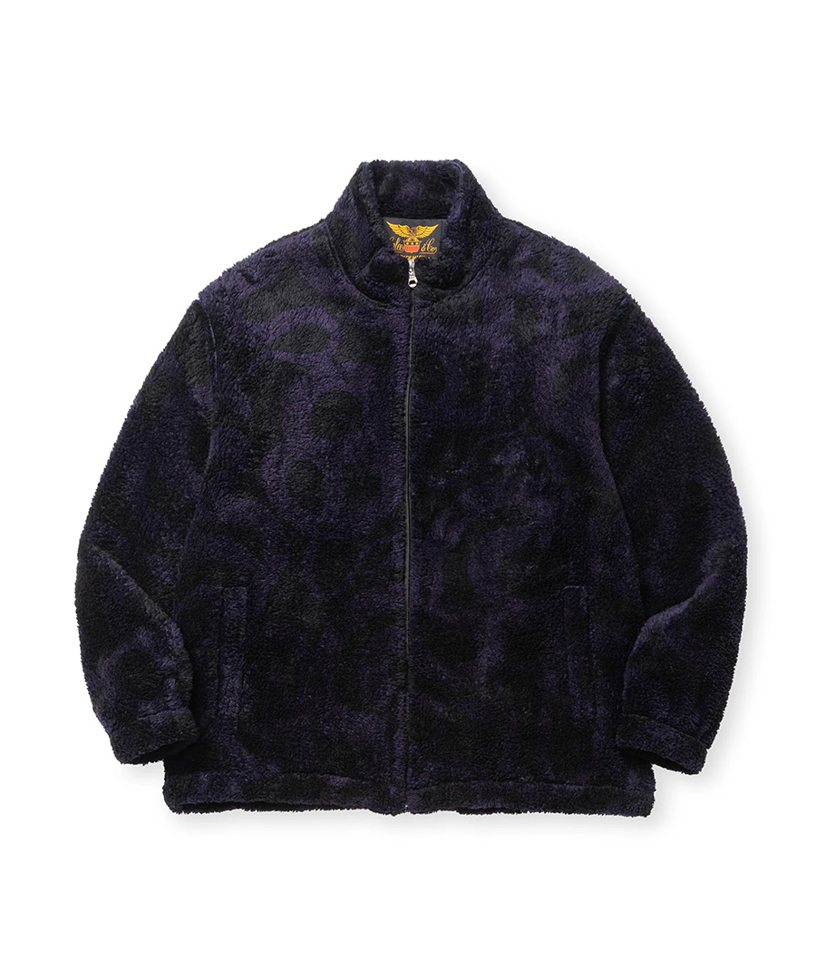 CALEE(キャリー) ジャケット NYLON RIP FLEECE TRACK TYPE JACKET