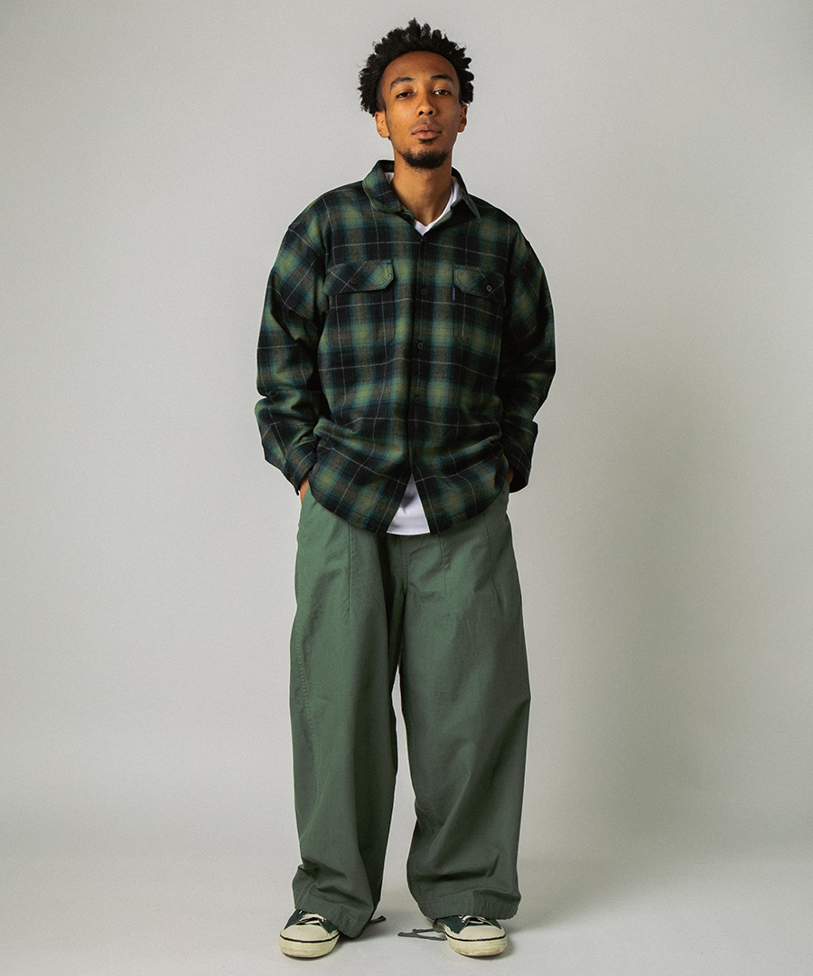 APPLEBUM(アップルバム) シャツ Shaggy Check Nel Shirt 2420205 正規
