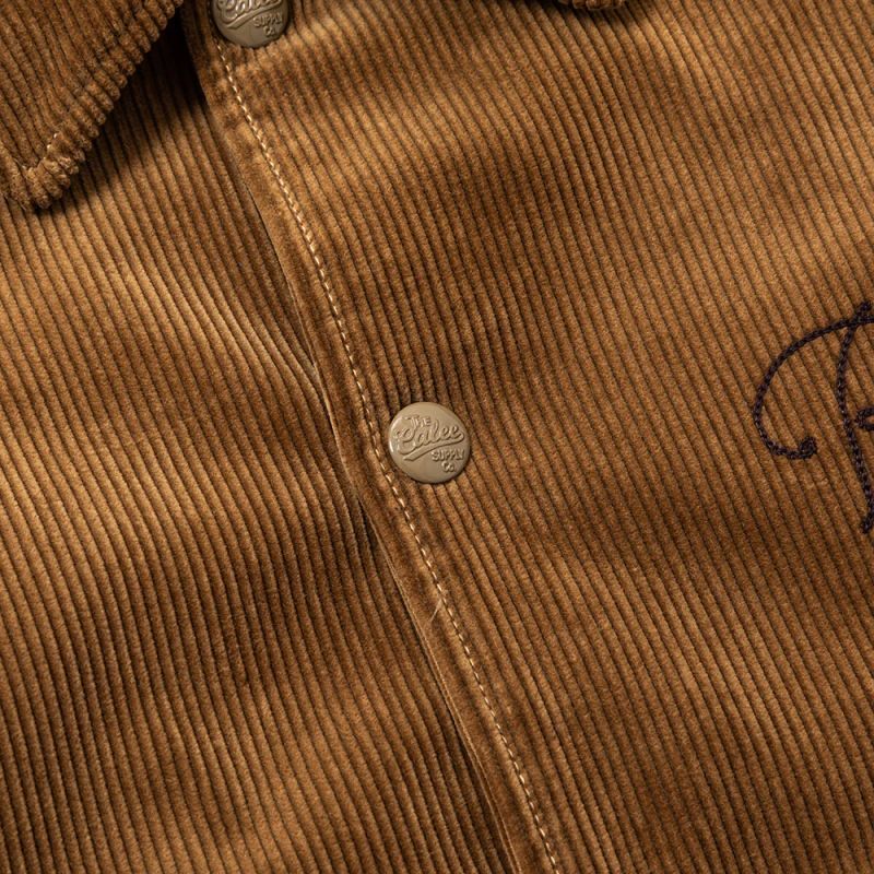 CALEE(キャリー) ジャケット EMBROIDERY CORDUROY AWARD TYPE JACKET