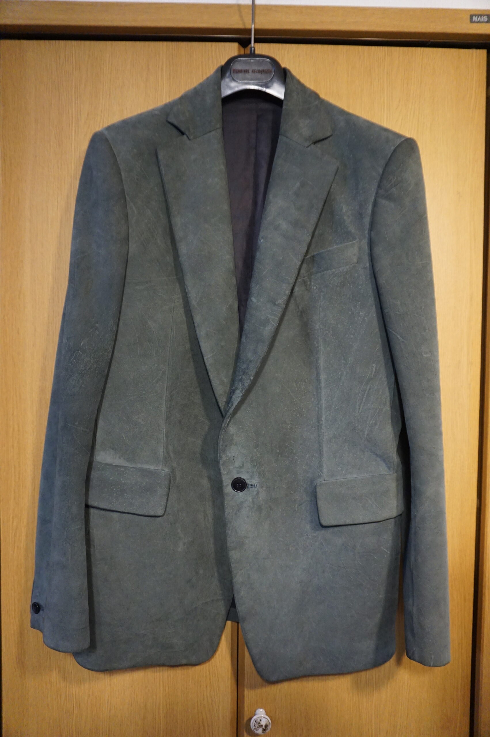 キャロル クリスチャン ポエルのレザーテーラードジャケット｜Carol