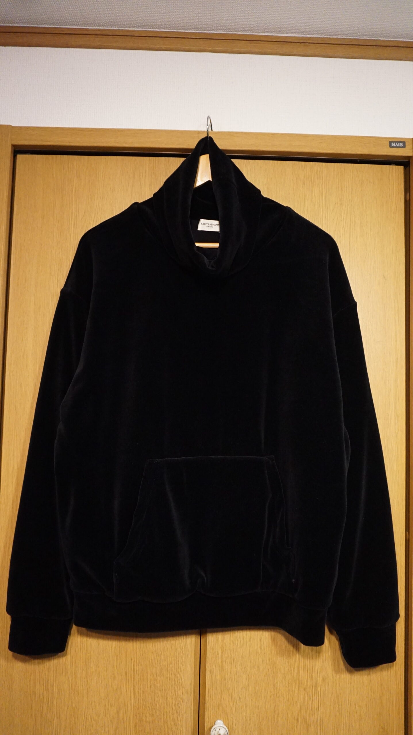 SAINT LAURENT by Anthony Vaccarello 2022AW Turtle-Neck Velor Top