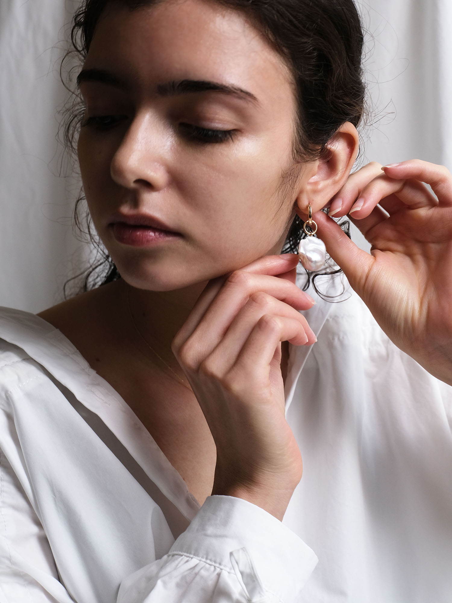 バロックパールドロップピアス | NATURALI JEWELRY(ナチュラリ