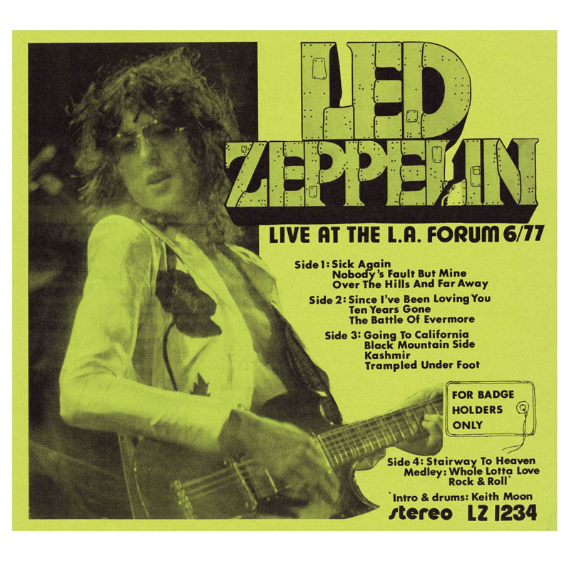 LED ZEPPELIN - FOR BADGE HOLDERS ONLY: ORIGINAL WIZARDO MASTER