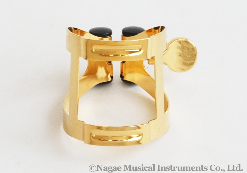 バンドレン アルトサックスリガチャー＆キャップM/O ゴールド LC57GP