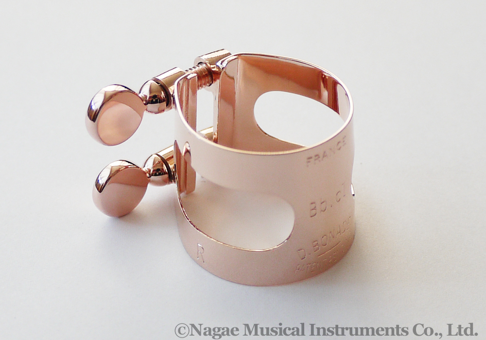 BUZZ B♭クラリネットリガチャー ピンクゴールド PGP R｜ 管楽器専門店