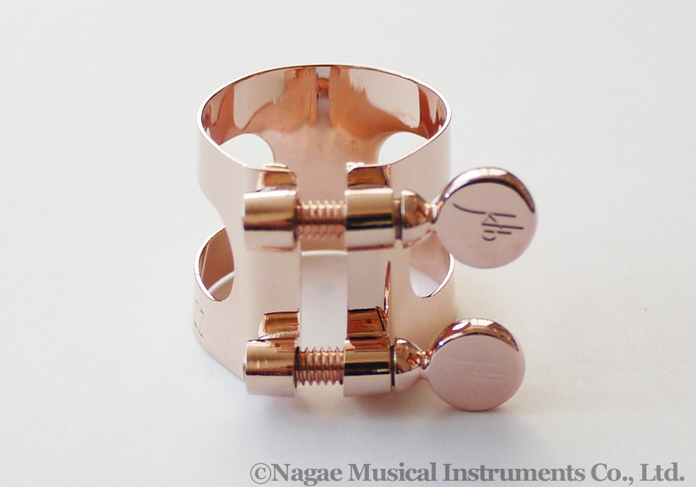BUZZ B♭クラリネットリガチャー ピンクゴールド PGP R｜ 管楽器専門店