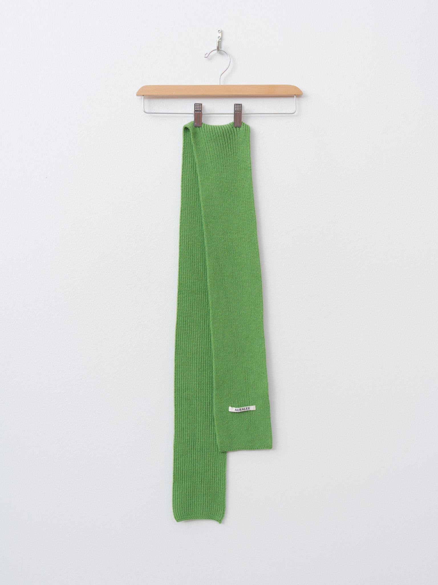 Namu Shop - Auralee Light Cashmere Knit Stole - Green