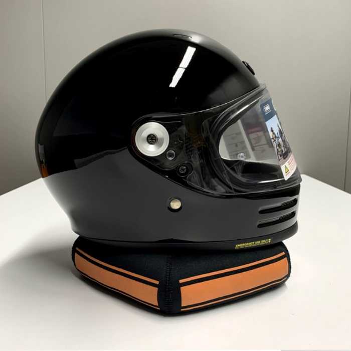 Glamster (グラムスター) ブラック フルフェイスヘルメット｜フル