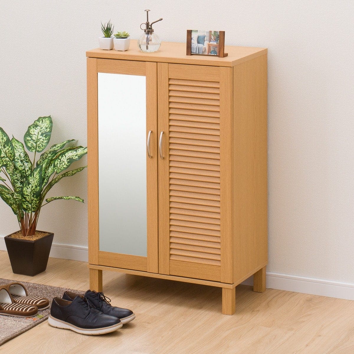 シューズボックス(ウイング2 60 LBR) | ニトリネット【公式】 家具