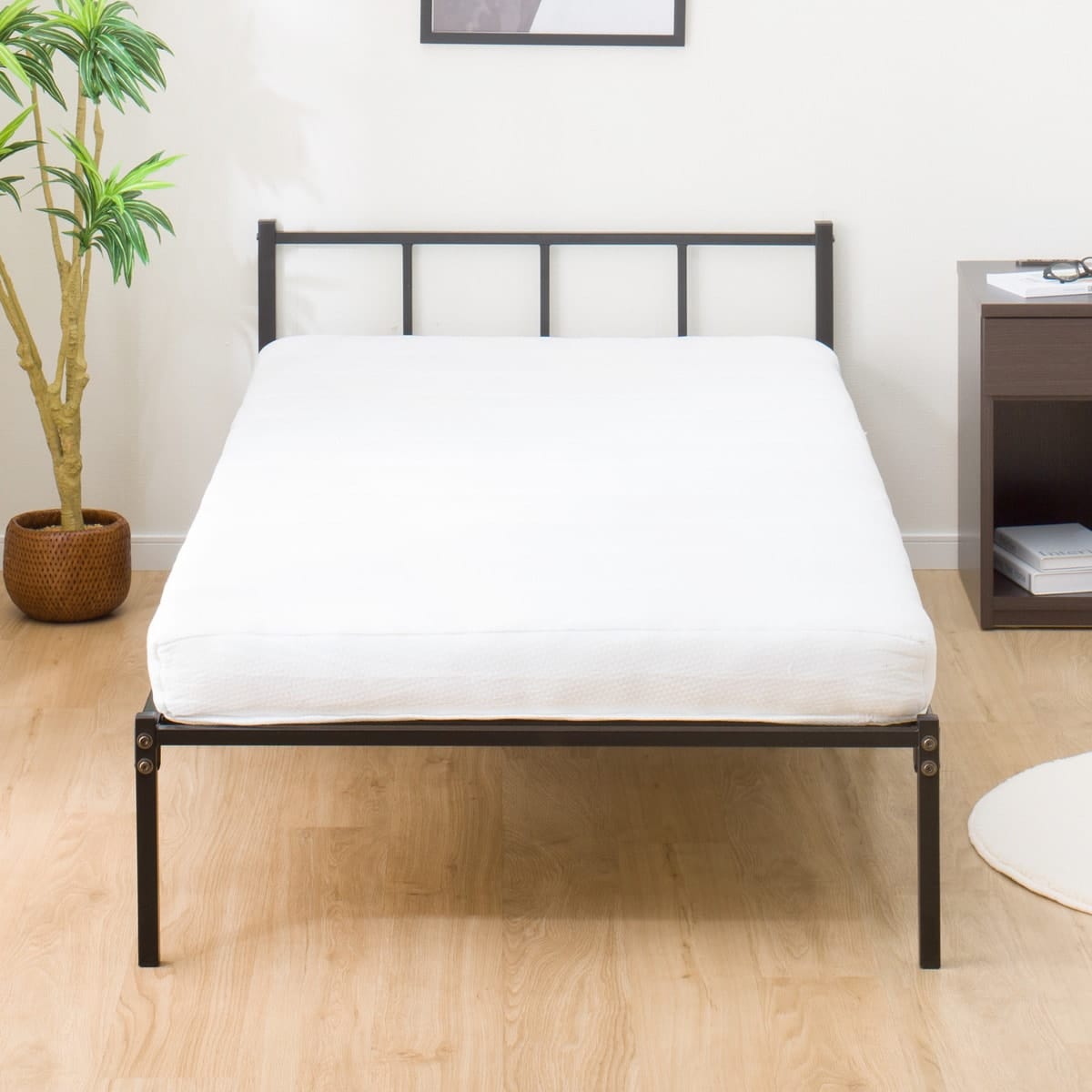 シングルパイプベッド(バジーナ F3 BK) | ニトリネット【公式】 家具