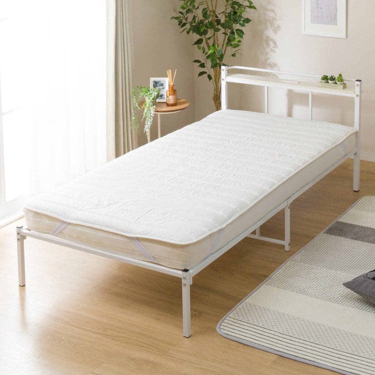 ニトリ シングルパイプベッド(バジーナC-STN JY WH) - 通販 | 家具と