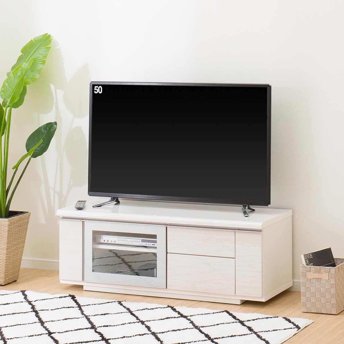 テレビ台(ローボードポスティア 125 WH) | ニトリネット【公式】 家具