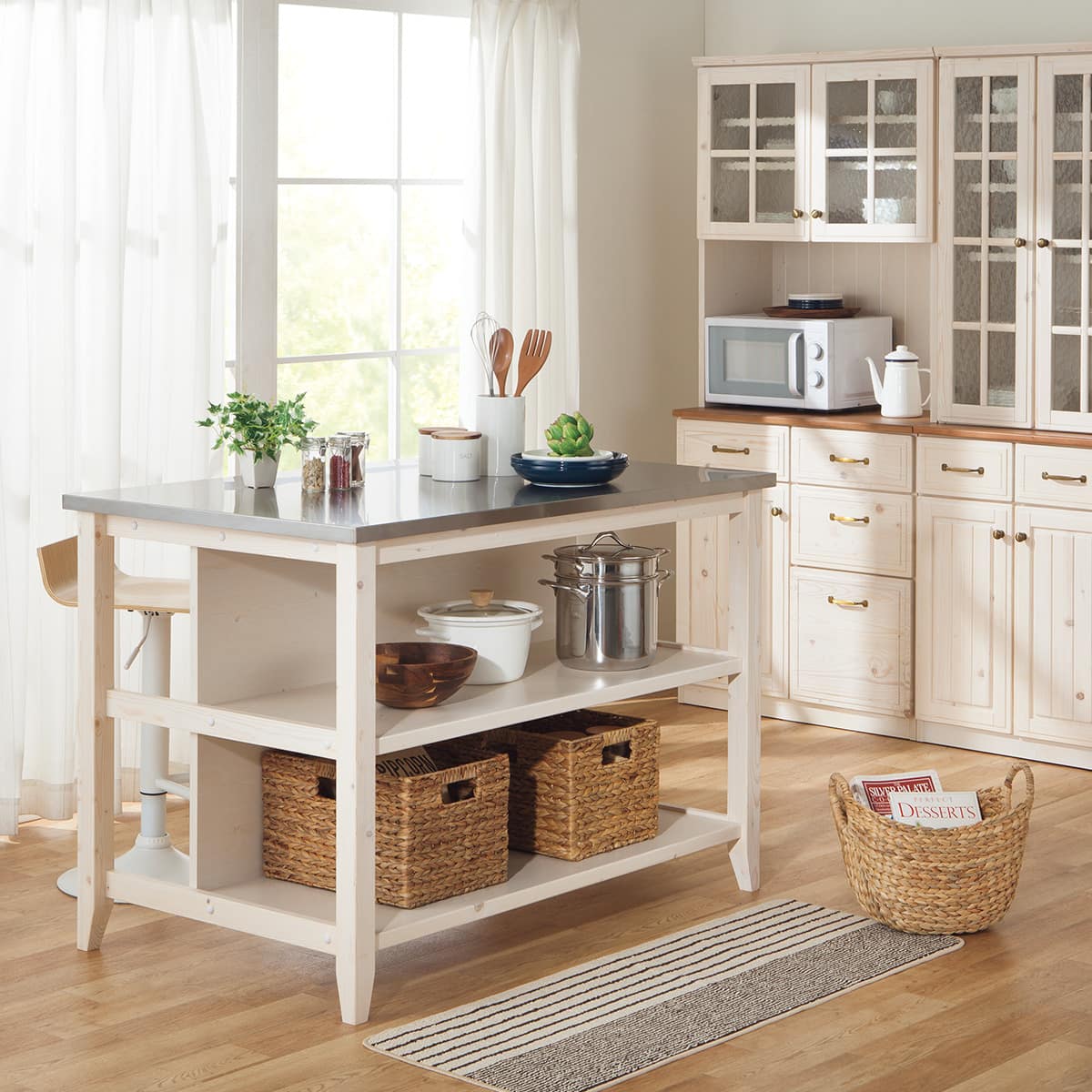 ワークテーブル(シナモ12078WH ステン) | ニトリネット【公式】 家具