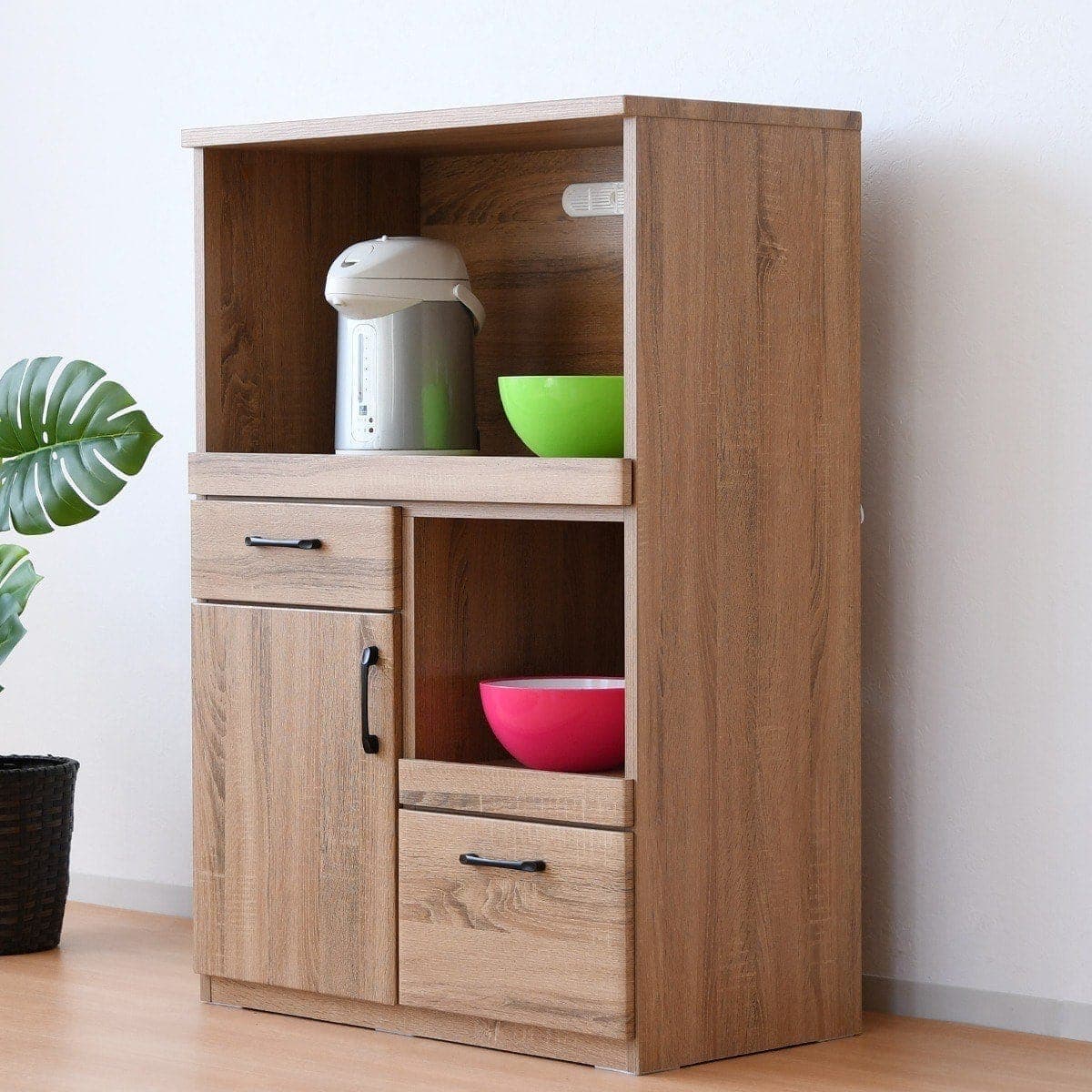 最終価格 ニトリ レンジボード ブラウン 茶色 横幅80cm 最終価格