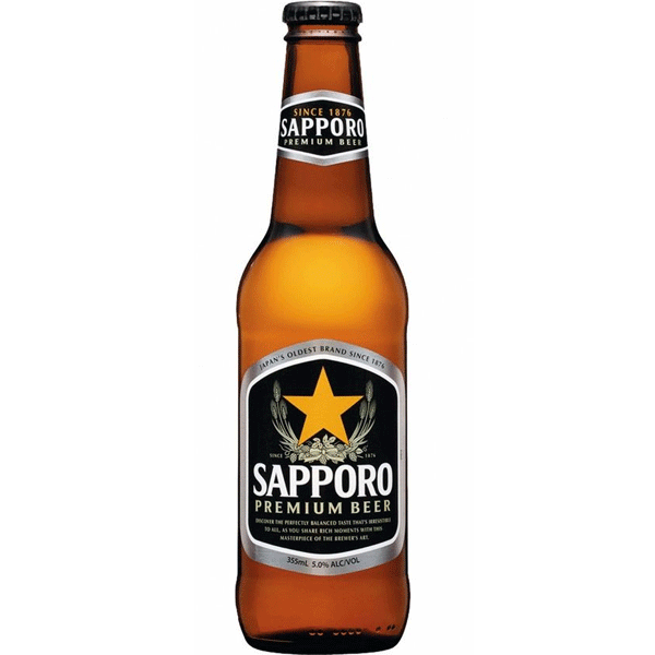 サッポロ ビール 瓶 330ml - Alc. 4.7% - NikanKitchen (日韓台所)