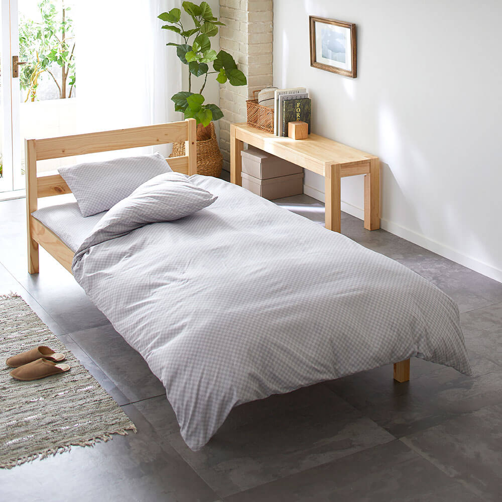 3点セット特価】カバーリング3点/PLAID掛けふとんカバー・敷きカバー