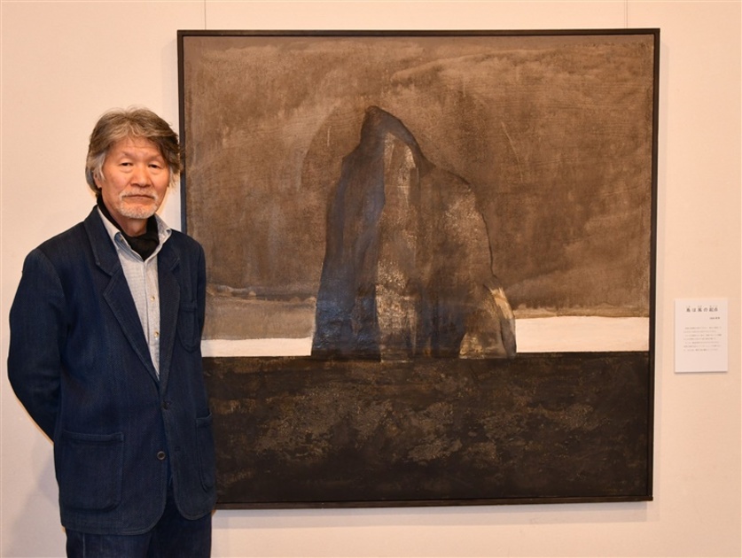 古里や平和をテーマに里帰り展 長崎・五島出身の画家、23日まで