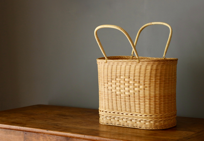 松野屋 籐の手提げかご | TOKILABOトキラボ
