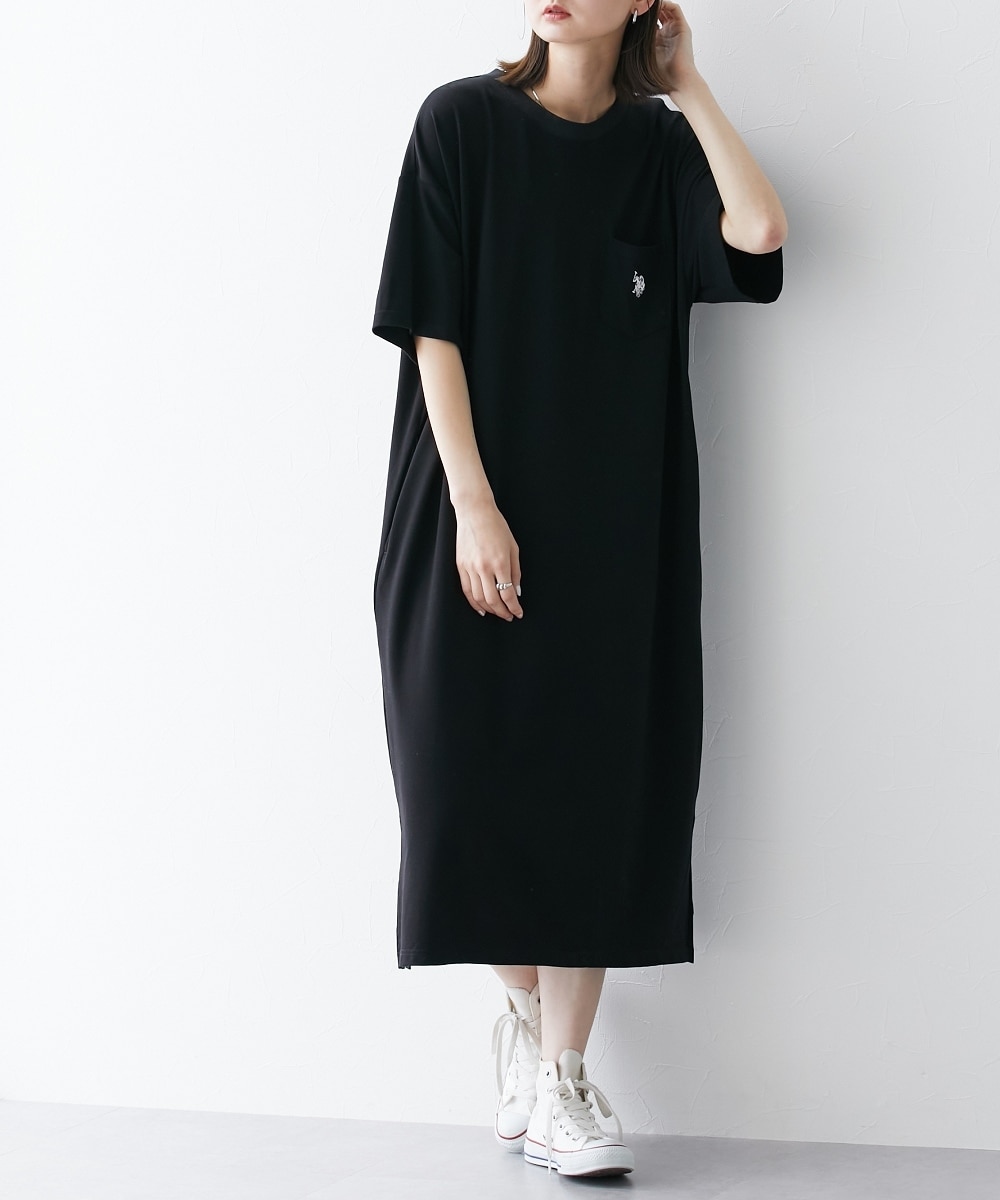 U.S. POLO ASSN.】ワンポイント刺繍ワンピース 通販【ニッセン】