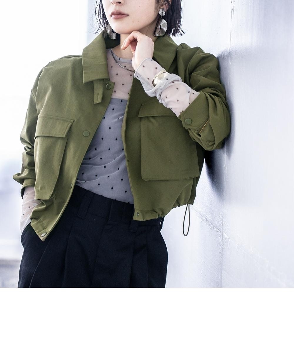 衿2WAY立体ポケットショート丈ジャケット ［Soiunique］ 通販