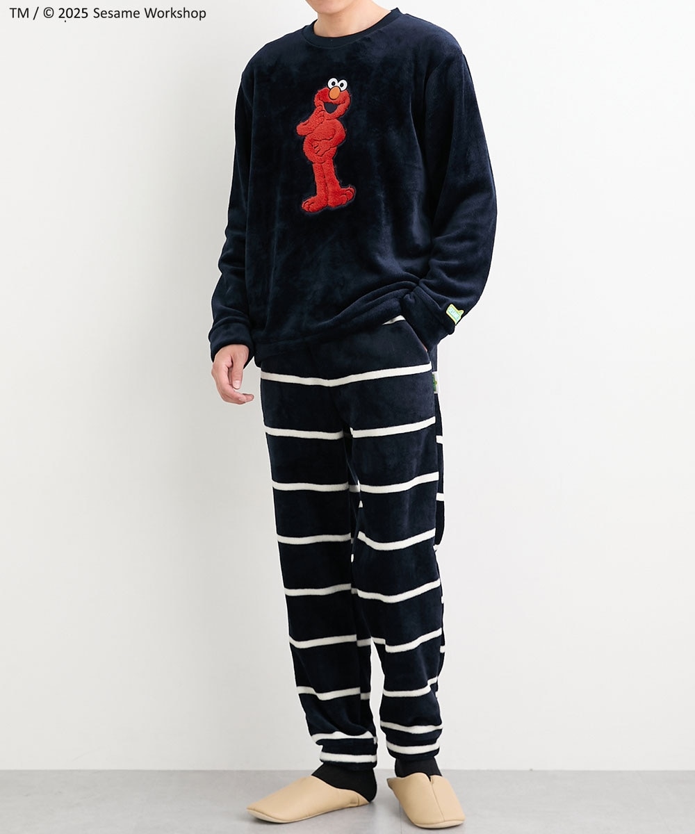 ルームウェア】ミンクフリースルームウェア上下セット セサミ