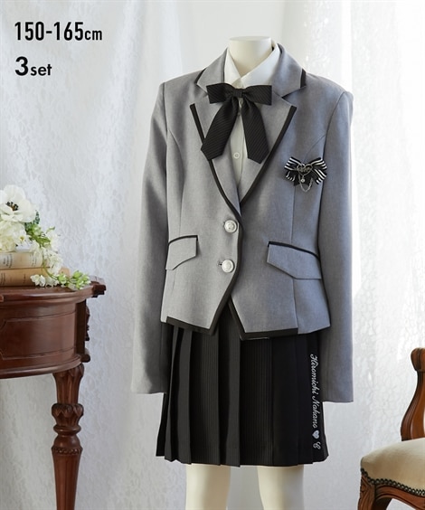 卒業】【ヒロミチナカノ】フォーマルスーツ3点セット（ジャケット+