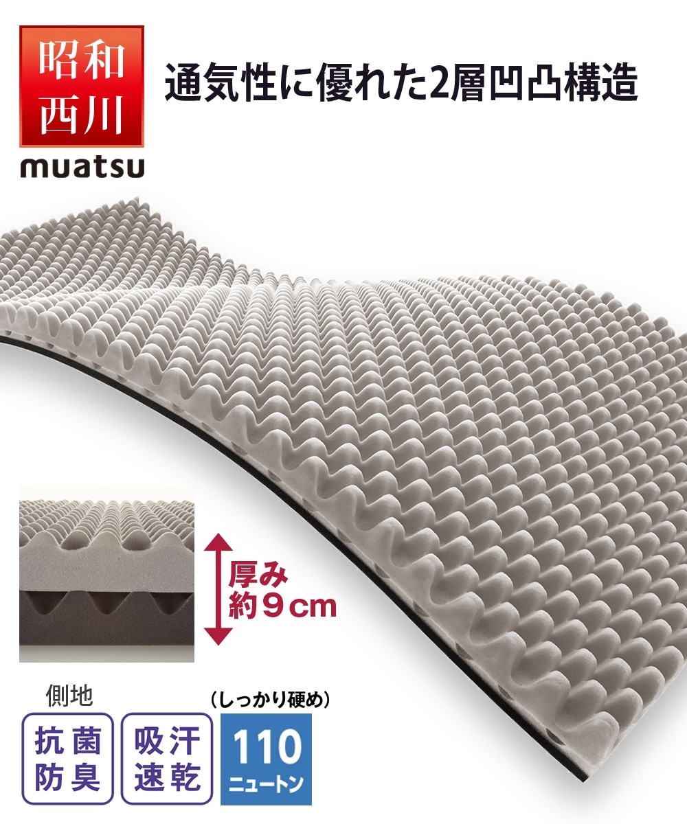 昭和西川】ムアツふとん 2フォーム110NT 通販【ニッセン】