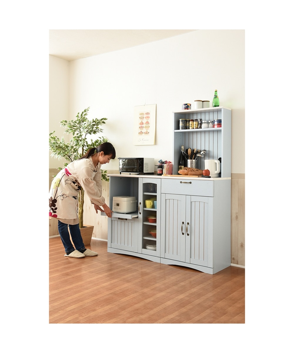 フレンチカントリー風キッチンカウンター【幅75.5cm】 通販【ニッセン】