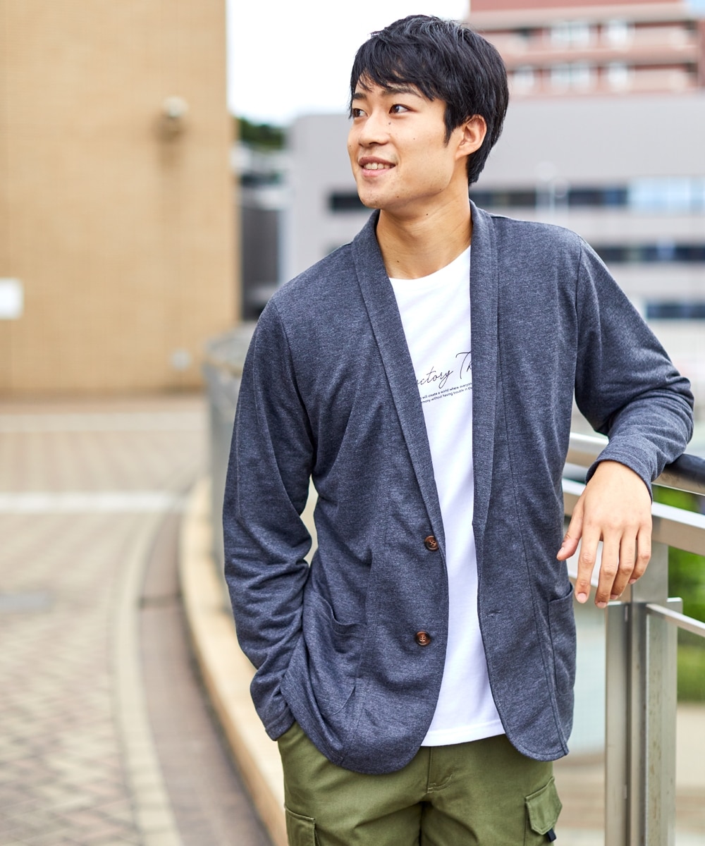 2点セット（カットソージャケット+プリントTシャツ） 通販【ニッセン】