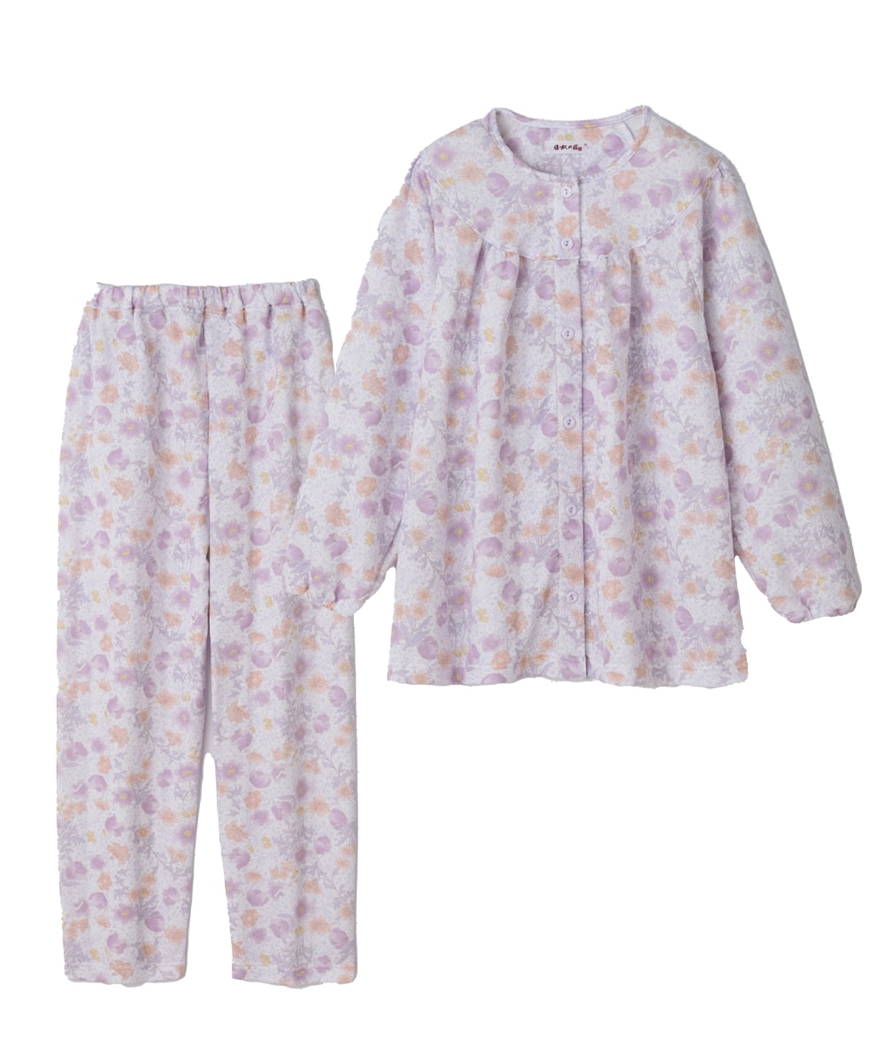 日本製＞ソフトキルト花柄パジャマ 通販【ニッセン】