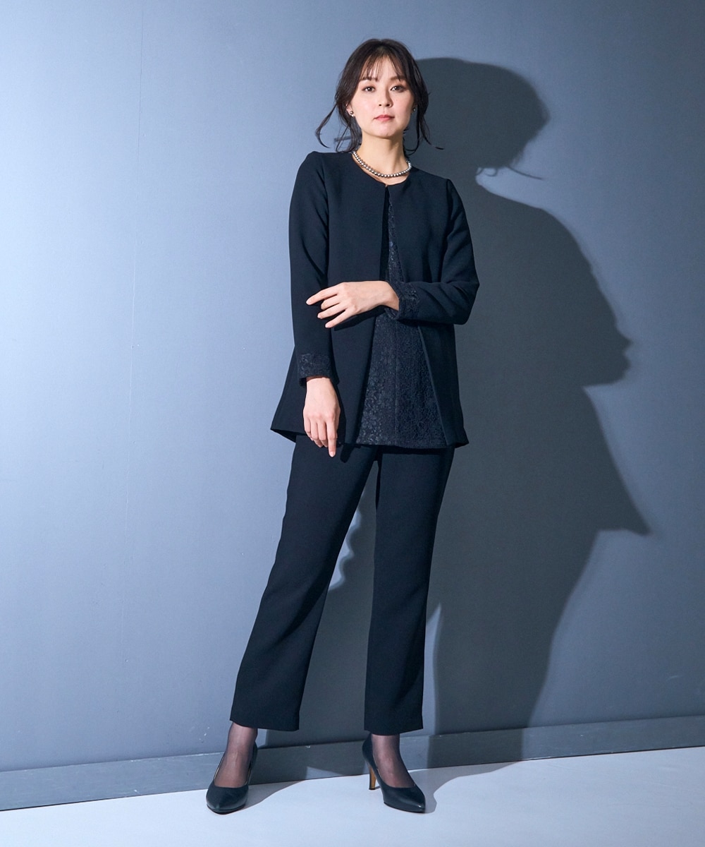 日本製レース使いフレアチュニック【アトランダム】 通販【ニッセン】