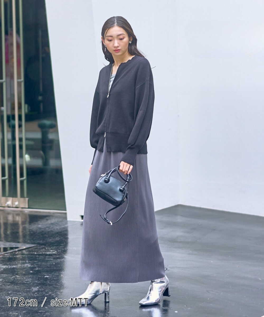 STTサイズ追加しました！】高身長 プリーツストレートスカート（トール