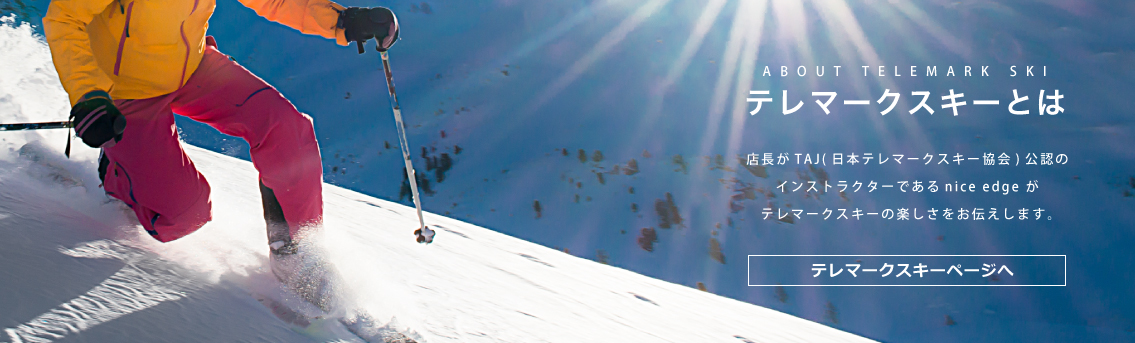 22デザイン AXL(アクセル) DHテレマークビンディング / nice edge