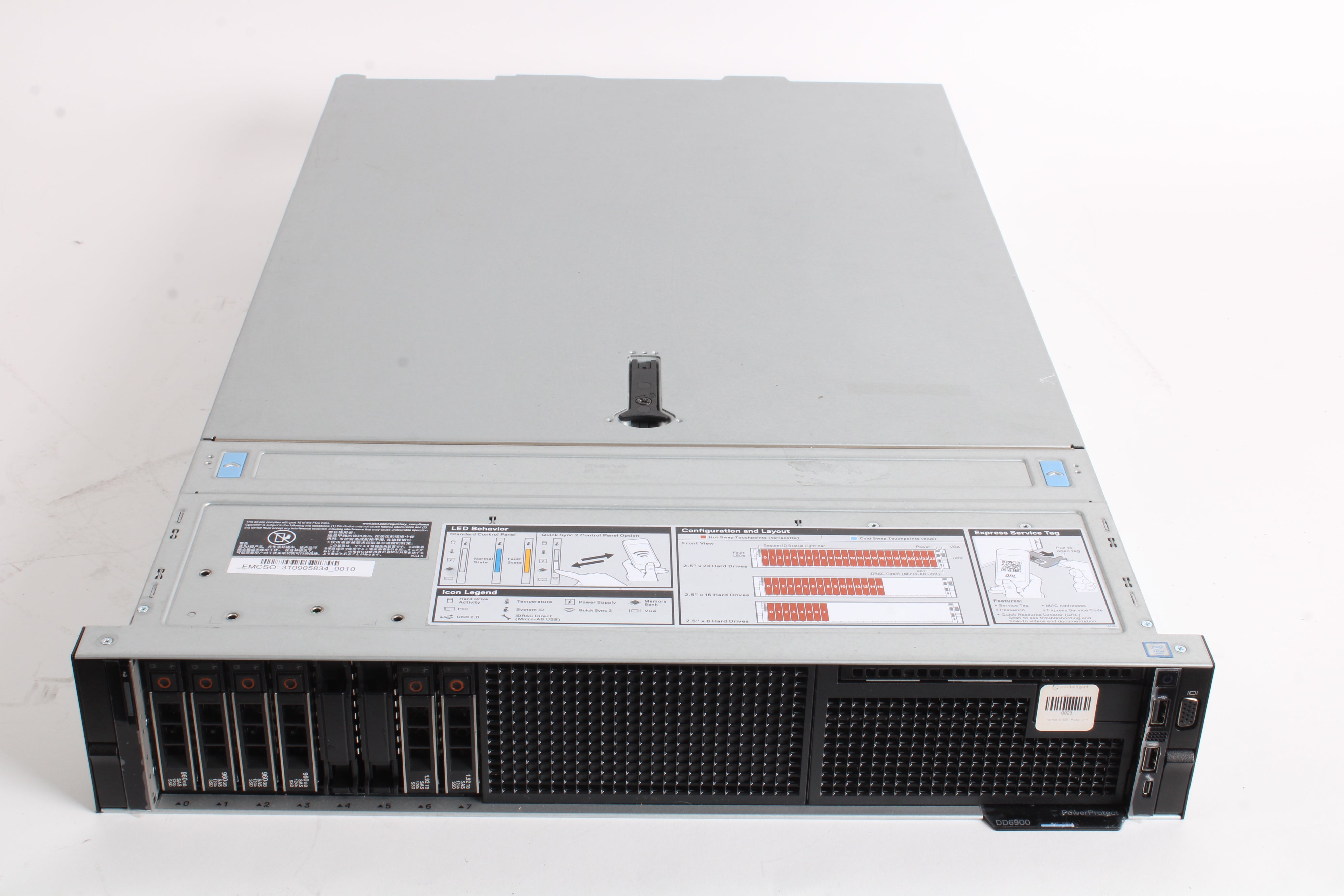 Dell EMC PowerProtect DD6900 Appliance 66JJ5 - No Software