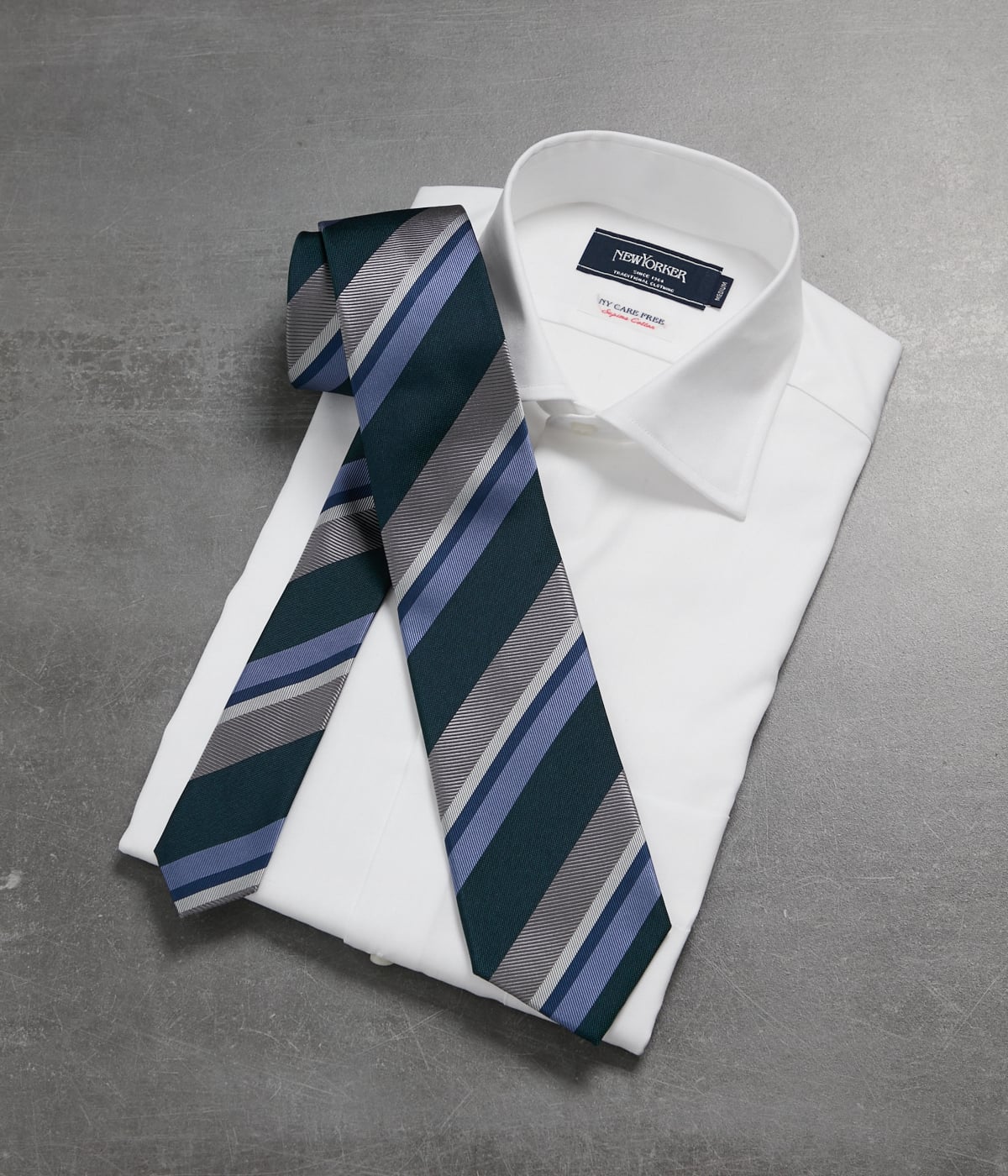 シャンブレーマルチストライプ ネクタイ(15905058-2025)｜ファッション