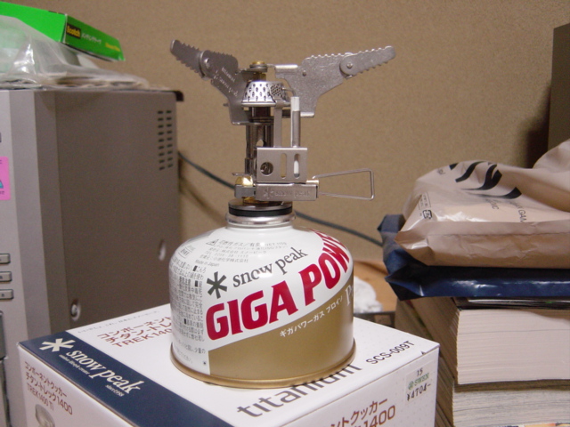 snow peak club:ギガパワーマイクロマックスチタン（GST-110A）