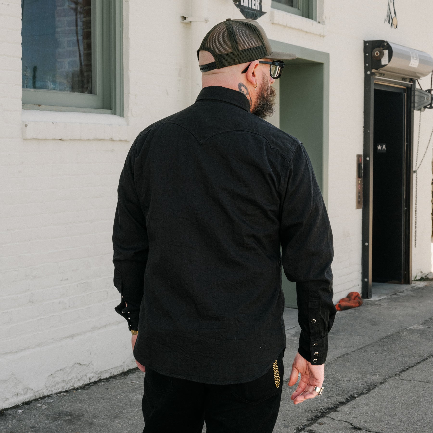Stevenson Overall Co. Cody Western Shirt Black