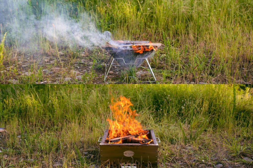 二次燃焼ストーブ最大の弱点を克服！ キャンパー垂涎の多機能を惜しみ