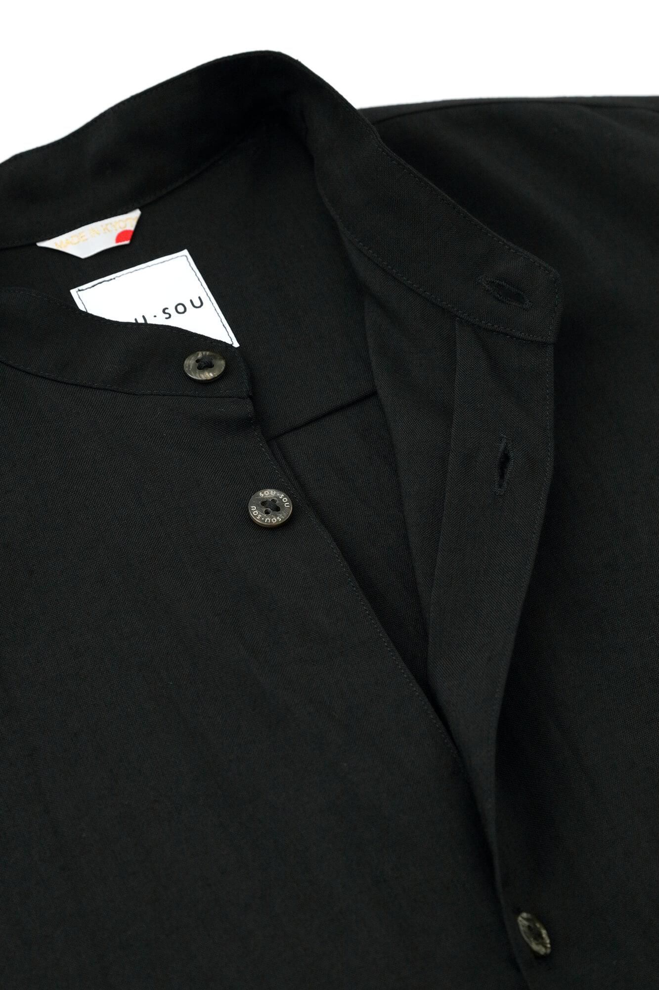 モスリン 薙刀かり衣（なぎなたかりごろも）／濡羽色（ぬればいろ）×光琳（