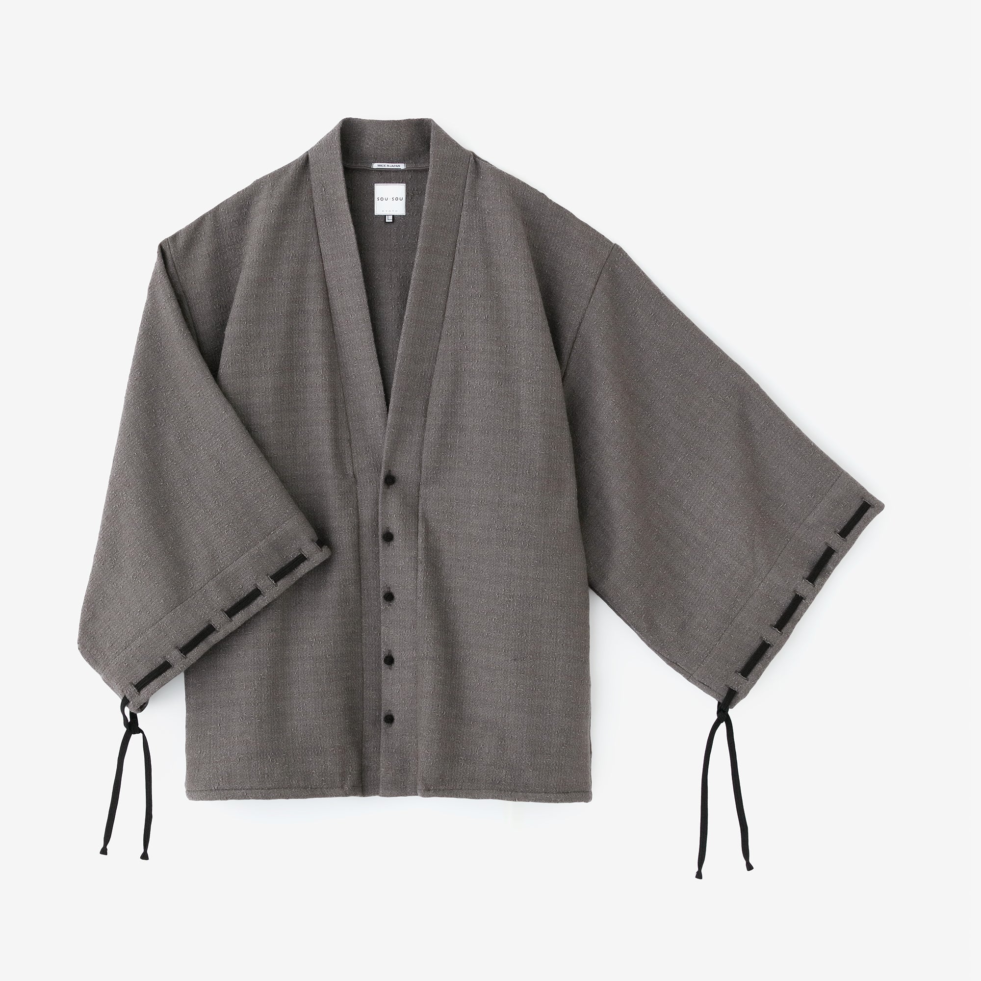 net限定】梳毛（そもう） 綾編（あやあみ） 伯爵羽織（はくしゃくば