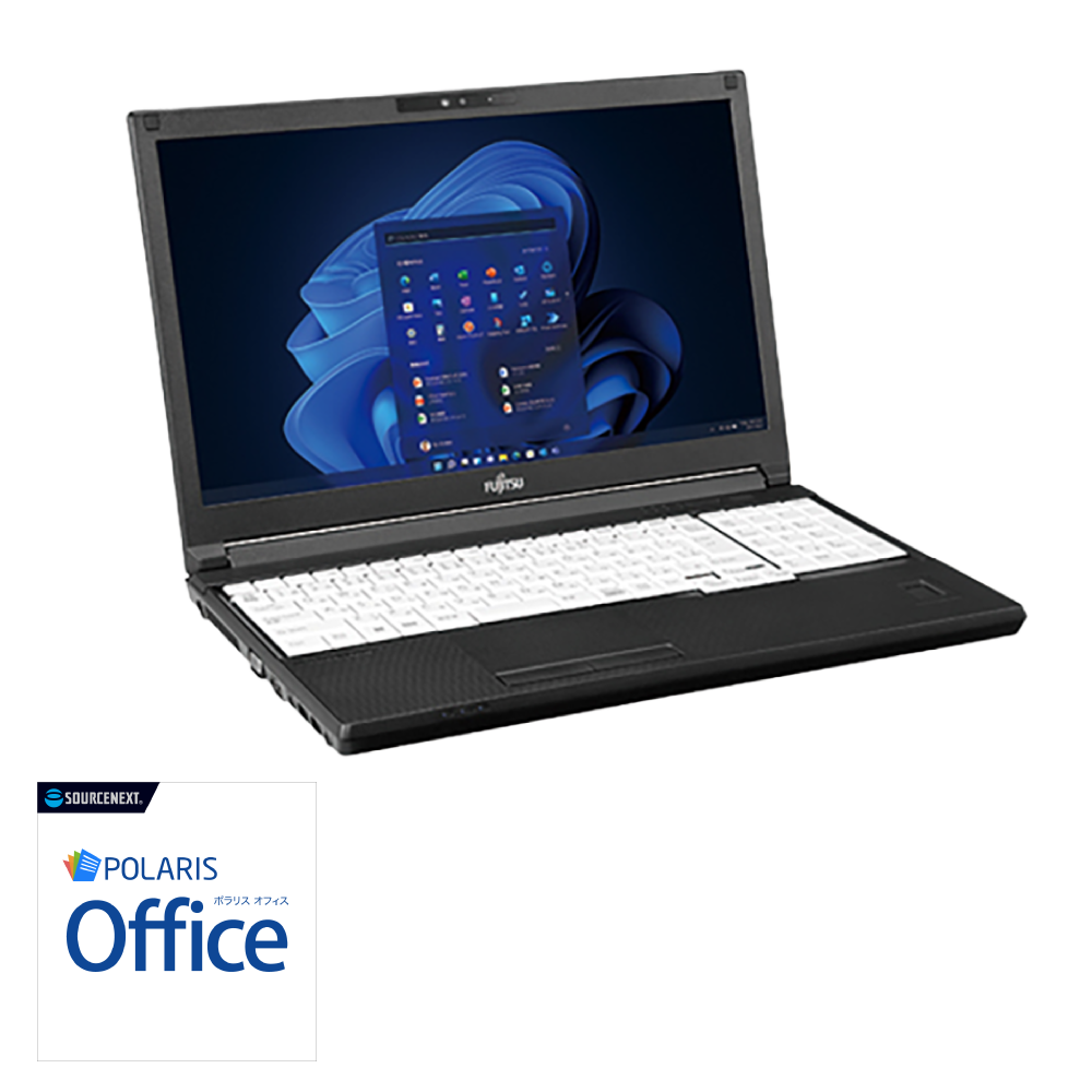 富士通15.6型ワイドノートPC（LIFEBOOK A5513/RX）｜ソースネクスト