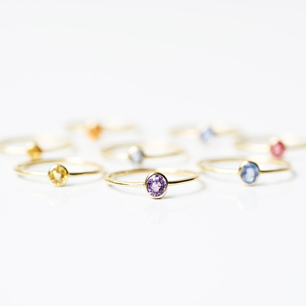 Jun様PTファンシーカラーサファイヤリング 約4.9g中央宝石研究所