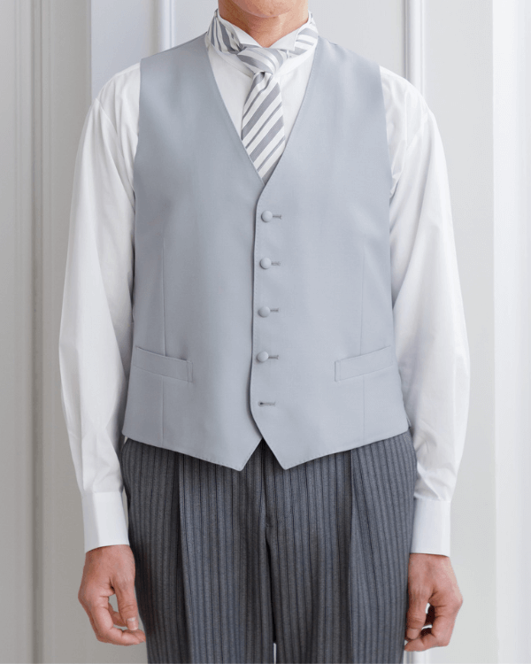 A5サイズ】紳士モーニング グレーベスト｜東京ソワールレンタルドレス