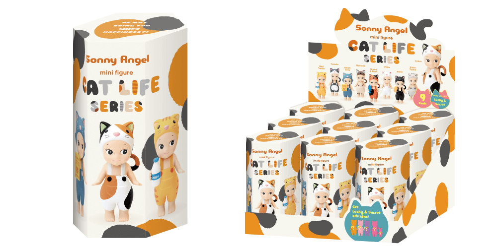 Add fun to every day with the “”Sonny Angel Cat Life series”! Any