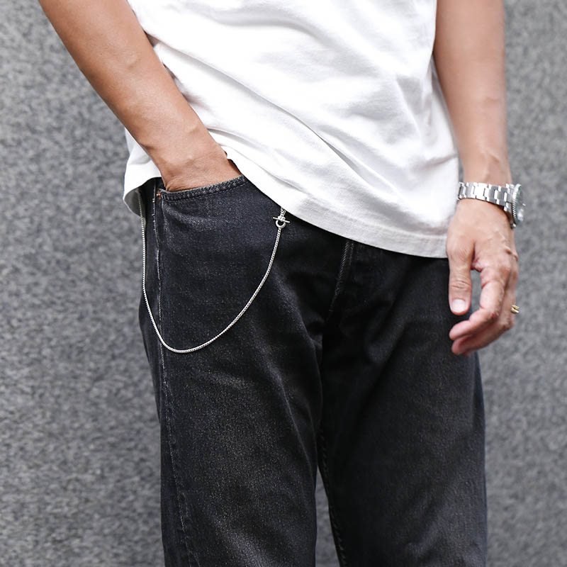 Thin Horseshoe Toggle Wallet Chain - Curb | SYMPATHY OF SOUL