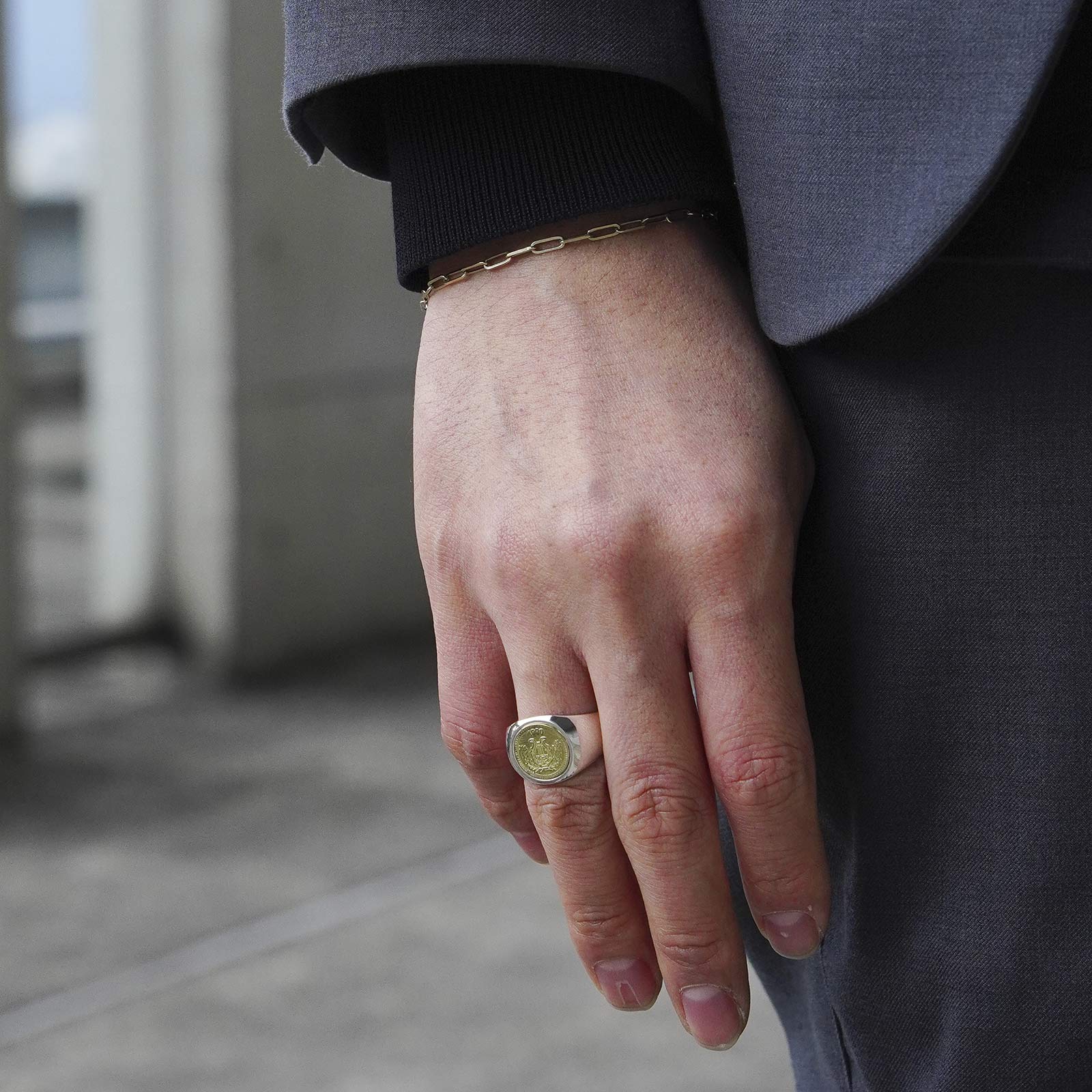 SYMPATHY OF SOUL（シンパシーオブソウル） Classic Coin Ring / Good