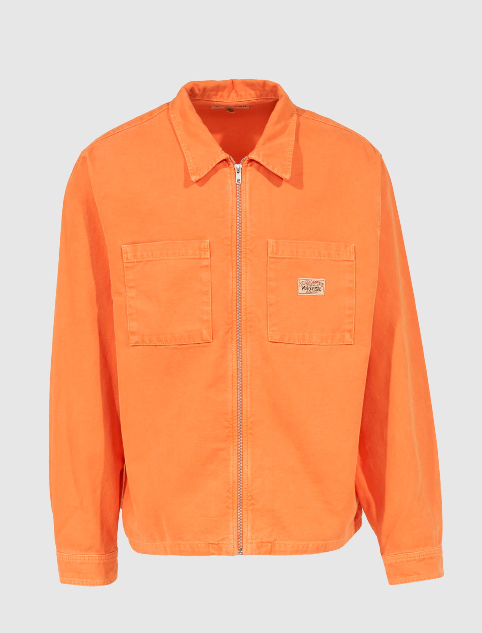 STÜSSY WASHED CANVAS ZIP SHIRT – Social Status