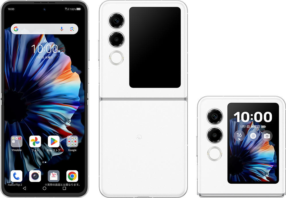 nubia Flip 2」を1月23日に“ワイモバイル”で発売 | 企業・IR