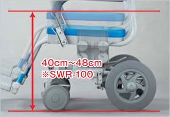 ウチエ シャワーラク シャワーキャリー・入浴用車椅子 | 快適空間