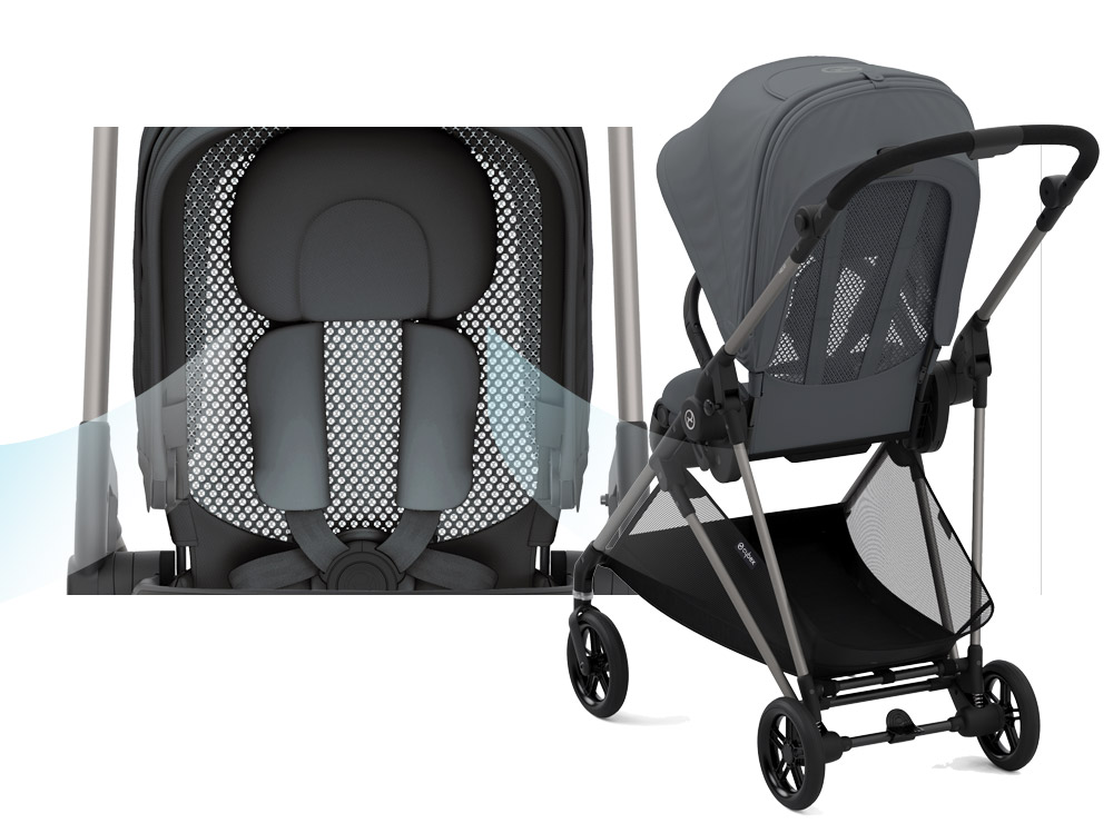 Mina】cybex メリオ アルミ グレー ベビーカー Mina】cybex メリオ